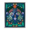 Stupell Industries Mirrored Peacocks & Botanicals Floating Frame By Elizabeth Medley